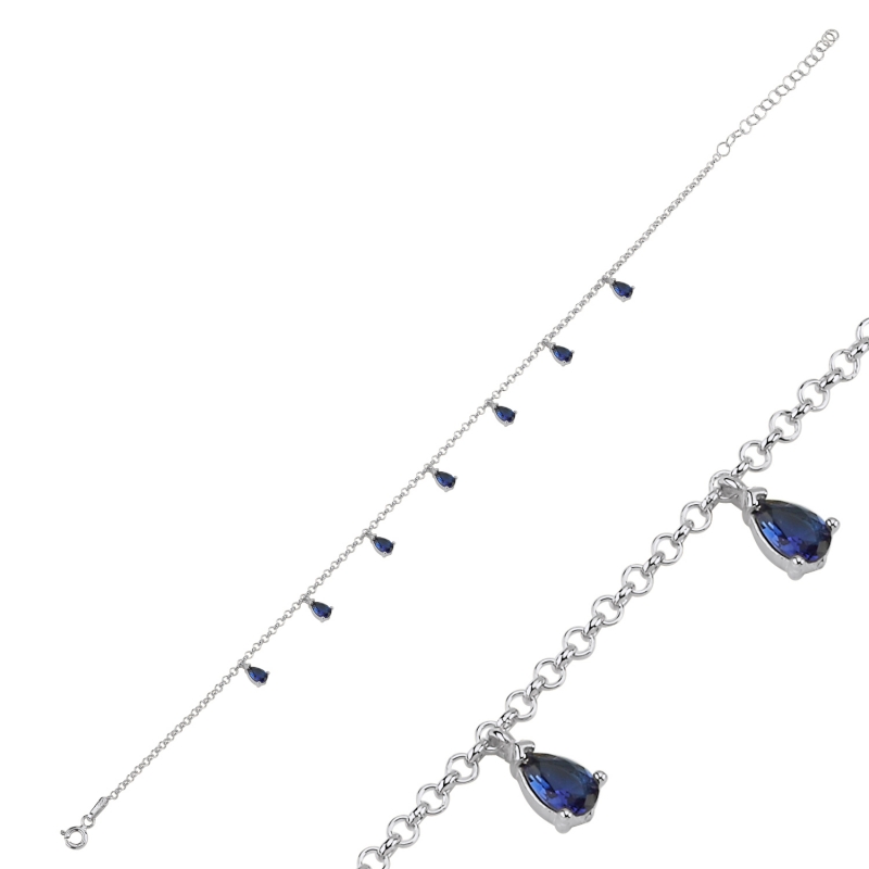 Sapphire%20CZ%20Dangle%20Rolo%20Chain%20Charm%20Anklet