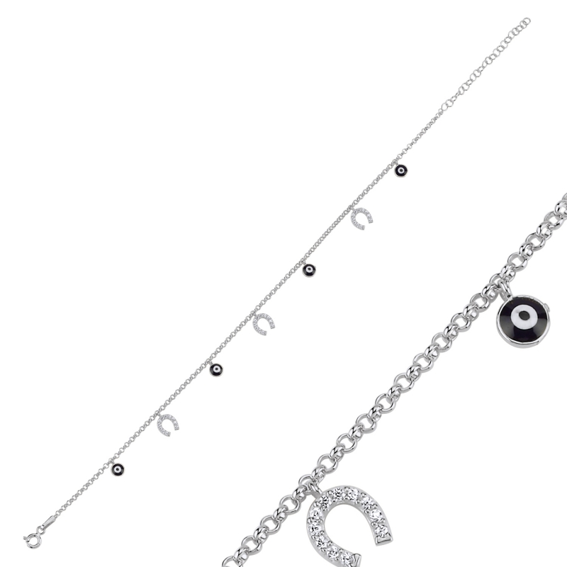 Enamel%20Eye%20&%20CZ%20Dangle%20Rolo%20Chain%20Charm%20Anklet