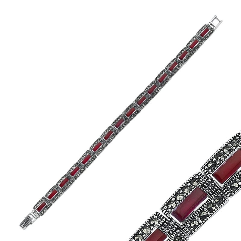 Red%20Agate%20&%20Marcasite%20Bracelet