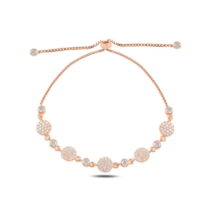 CZ%20Adjustable%20Sliding%20Bracelet-Rose%20Gold%20Plated