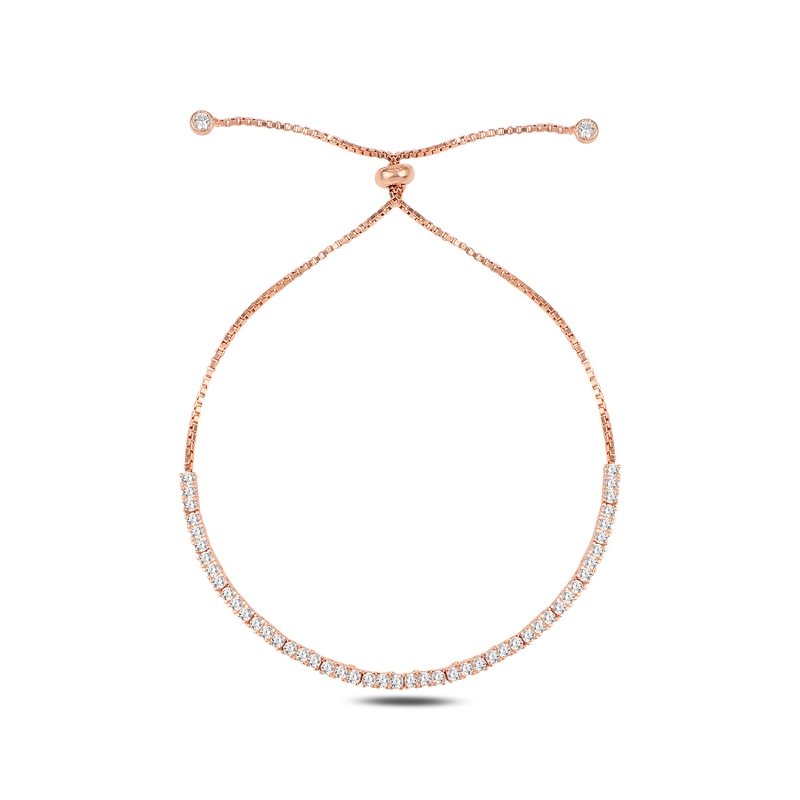 Tennis%201.75mm%20CZ%20Adjustable%20Sliding%20Bracelet-Rose%20Gold%20Plated