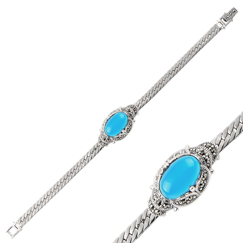 Turquoise%20&%20Marcasite%20Bracelet