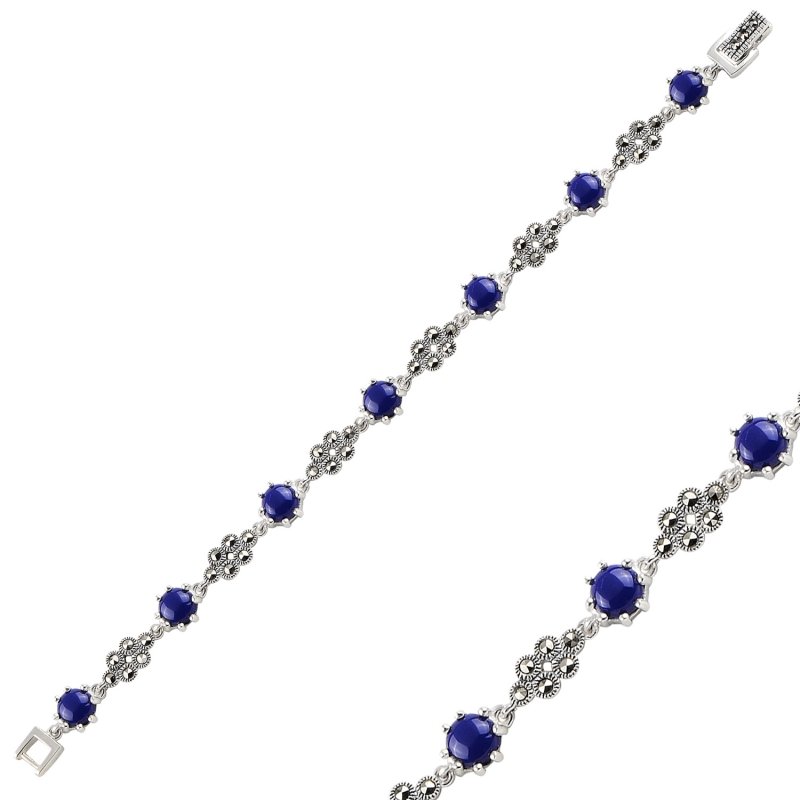 Lapis%20Lazuli%20&%20Marcasite%20Bracelet