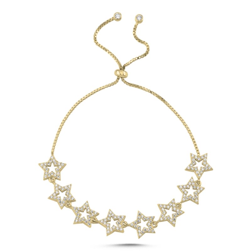 Star%20CZ%20Adjustable%20Sliding%20Bracelet-Gold%20Plated