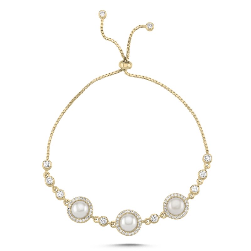 Pearl%20&%20CZ%20Adjustable%20Sliding%20Bracelet-Gold%20Plated