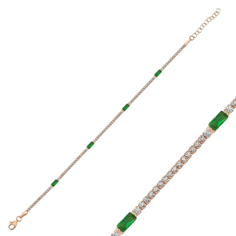 Tennis%20Baguette%20CZ%20Bracelet-Rose%20Gold%20Plated