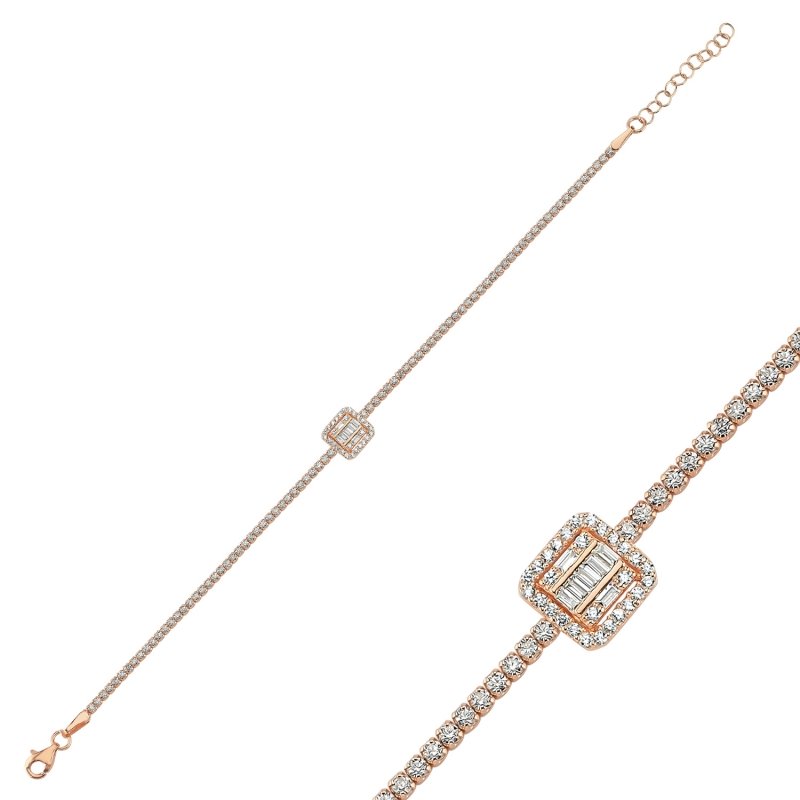 Tennis%20Baguette%20CZ%20Bracelet-Rose%20Gold%20Plated