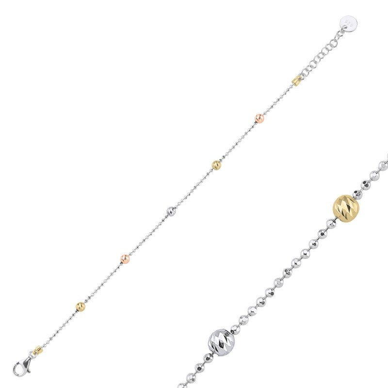 Diamond%20Cut%20Tricolor%20Ball%20Bracelet