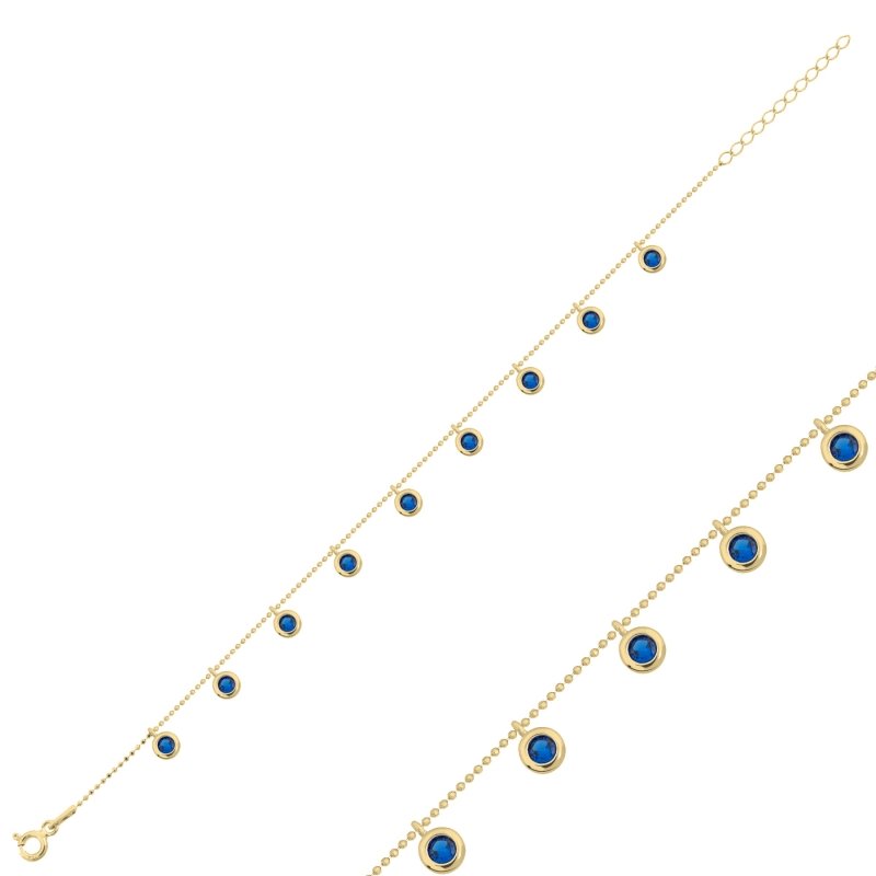 Sapphire%20CZ%20Dangle%20Charm%20Bracelet-Gold%20Plated