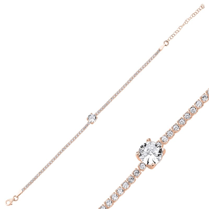 CZ%20Tennis%20Bracelet-Rose%20Gold%20Plated