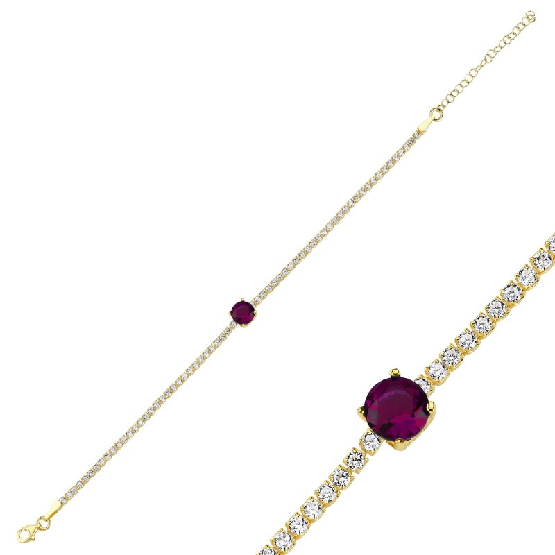 Ruby%20CZ%20Tennis%20Bracelet-Gold%20Plated