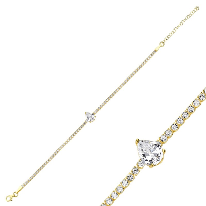 CZ%20Tennis%20Bracelet-Gold%20Plated