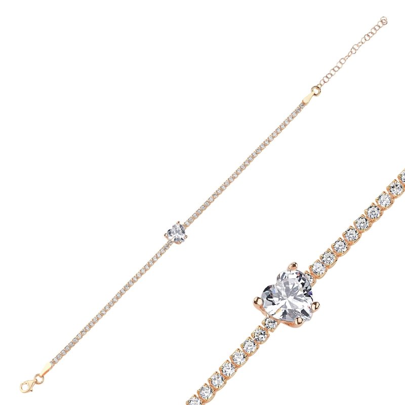 CZ%20Tennis%20Bracelet-Rose%20Gold%20Plated