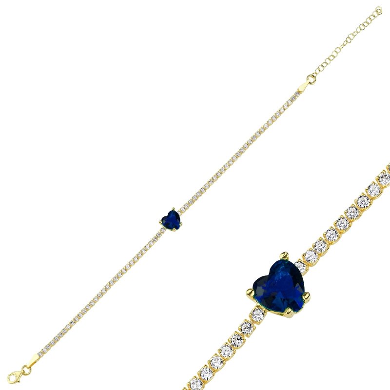 Sapphire%20CZ%20Tennis%20Bracelet-Gold%20Plated