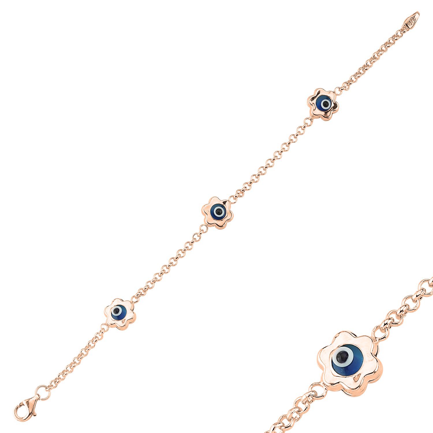 Evil%20Eye%20Daisy%20Bracelet-Rose%20kaplama