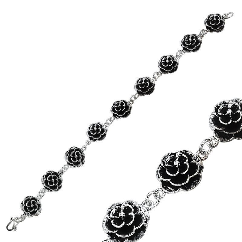 Oxidised%20Rose%20Stoneless%20Bracelet