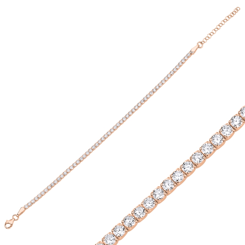 Tennis%202.5mm%20CZ%20Bracelet-Rose%20Gold%20Plated