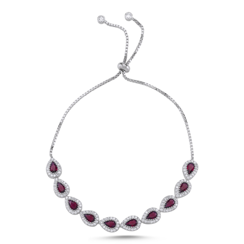 Teardrop%20Ruby%20CZ%20Adjustable%20Sliding%20Bracelet