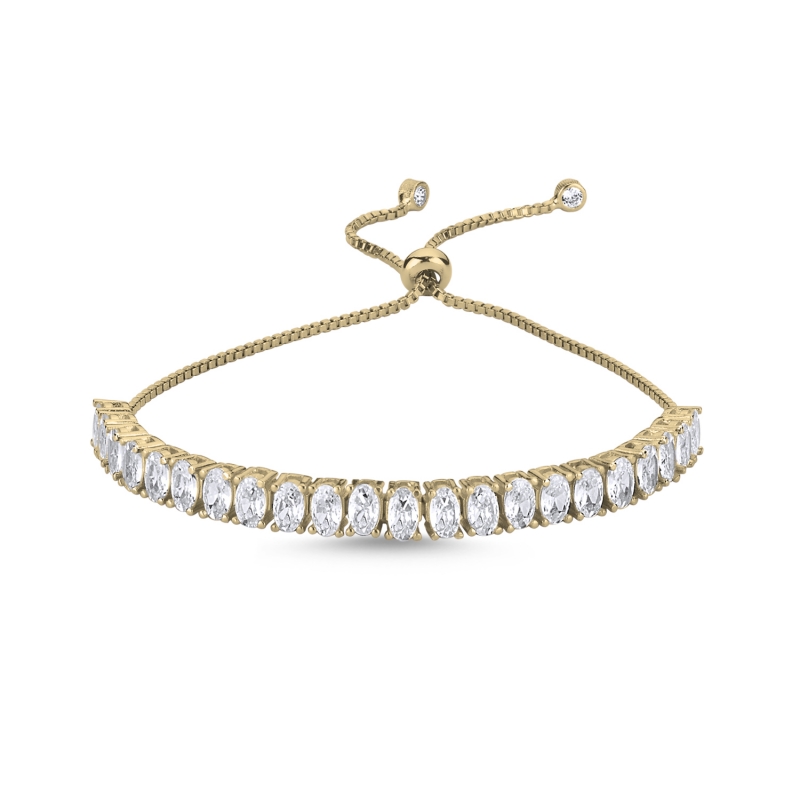 Oval%20CZ%20Adjustable%20Sliding%20Tennis%20Bracelet-Gold%20Plated