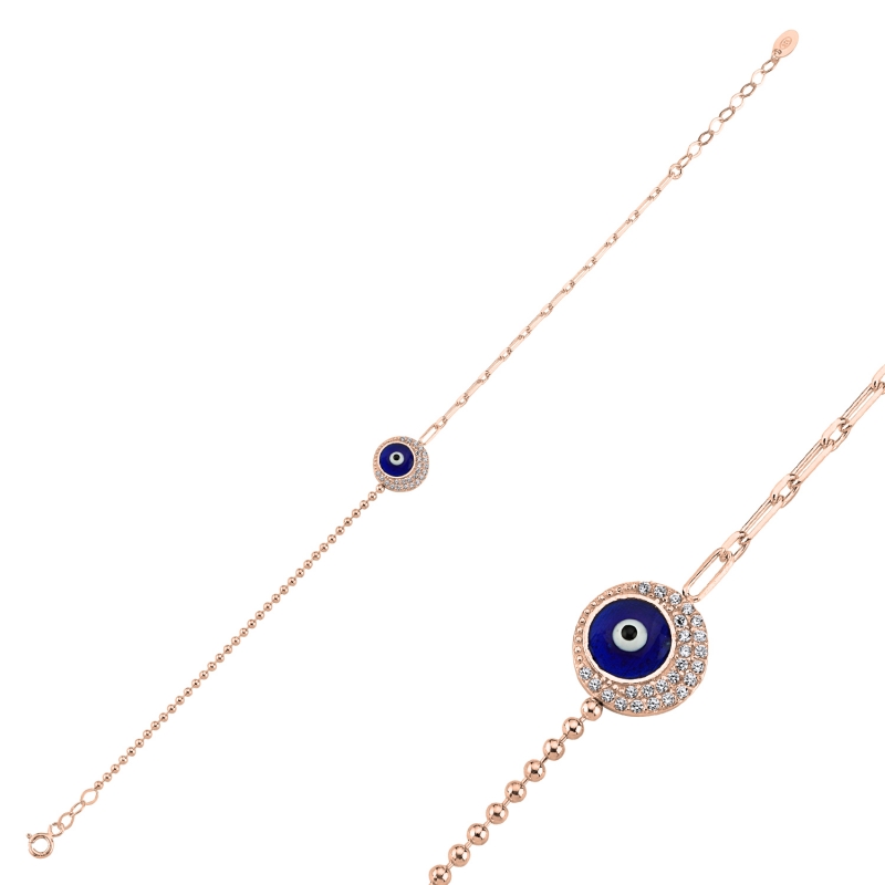 Enamel%20Eye%20&%20CZ%20Bracelet-Rose%20Gold%20Plated