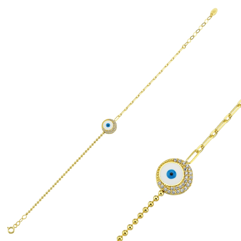 Enamel%20Eye%20&%20CZ%20Bracelet-Gold%20Plated