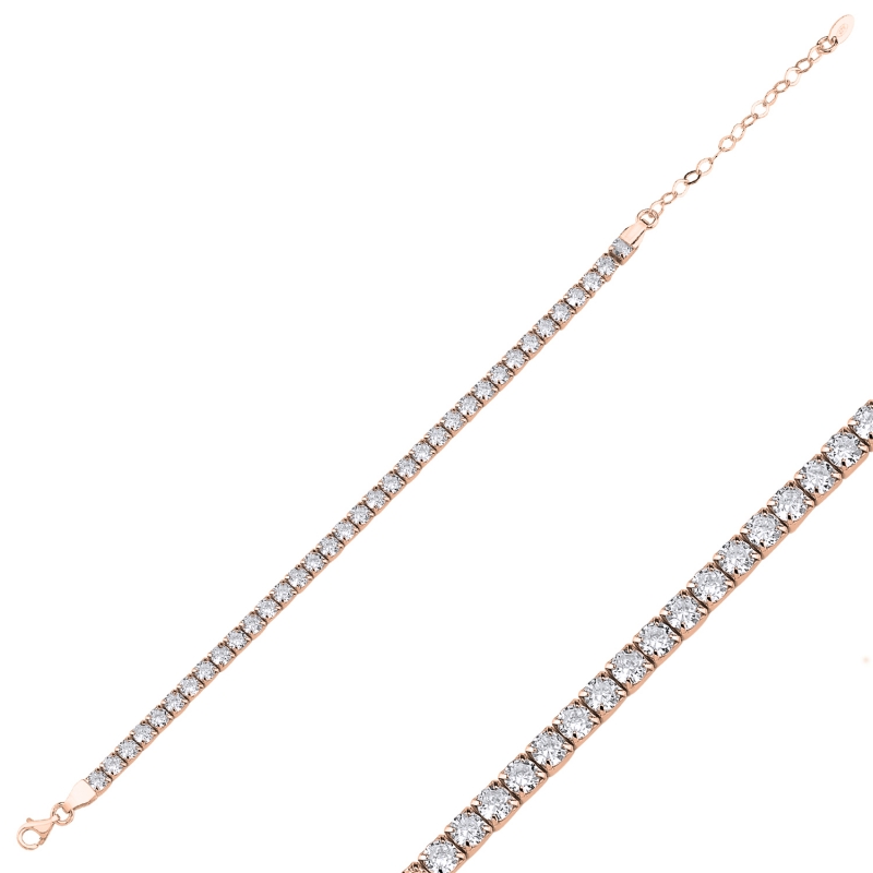 Tennis%204mm%20CZ%20Bracelet-Rose%20Gold%20Plated