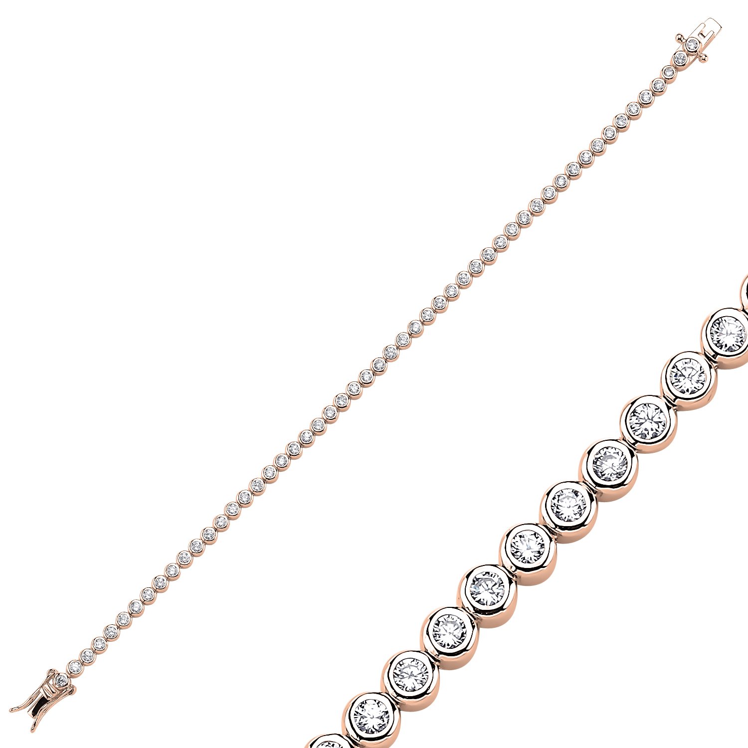 2mm%20CZ%20Tennis%20Bracelet-Rose%20kaplama