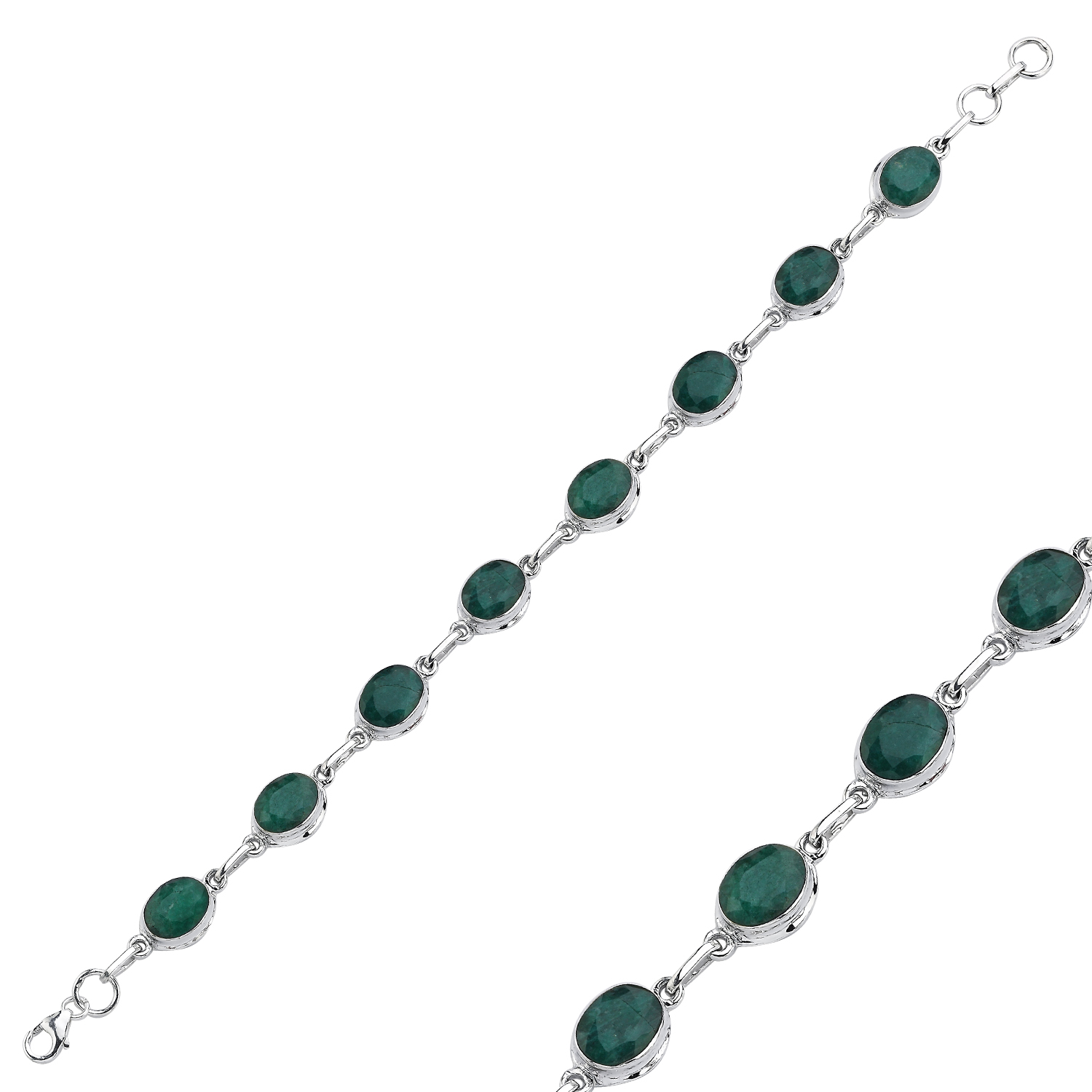 Root%20Emerald%20&%20Oval%20Natural%20Stone%20Bracelet