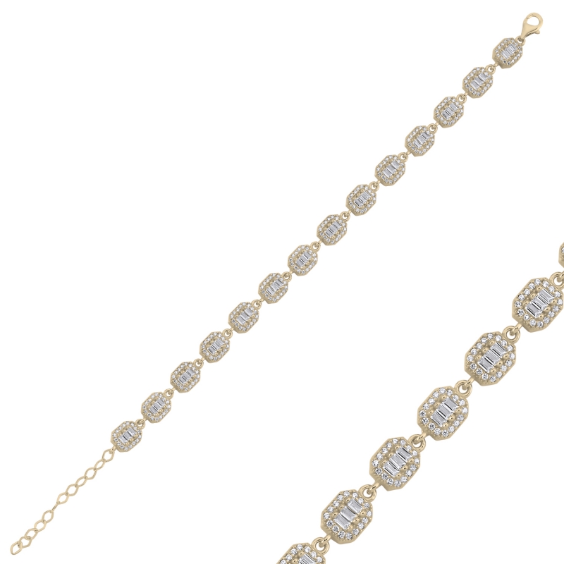 Baguette%20CZ%20Bracelet-Gold%20Plated