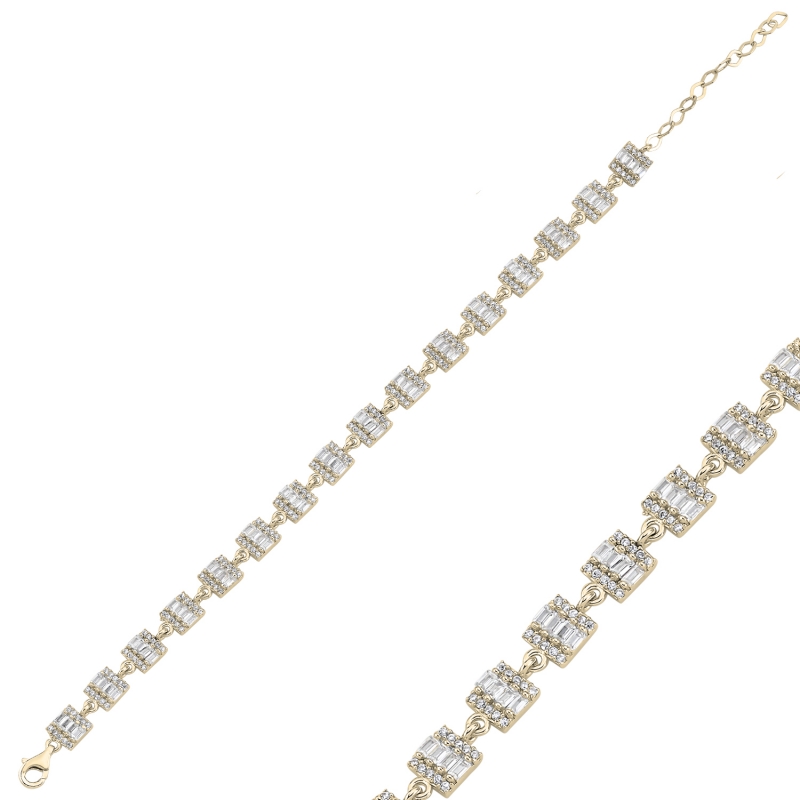 Baguette%20CZ%20Bracelet-Gold%20Plated