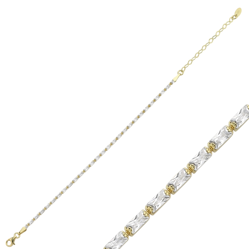 Baguette%20CZ%20Tennis%20Bracelet-Gold%20Plated