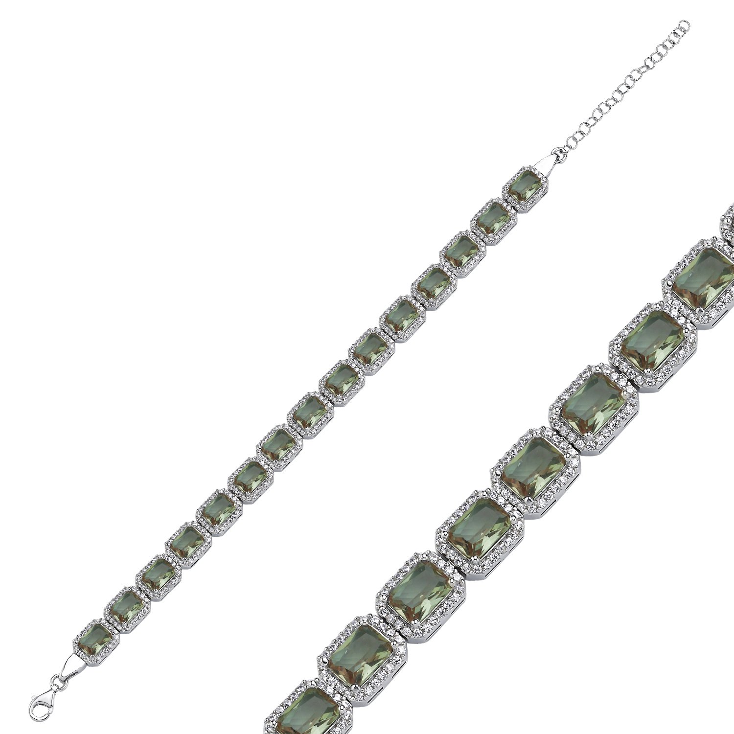 Zultanite%20Baguette%20&%20CZ%20Bracelet