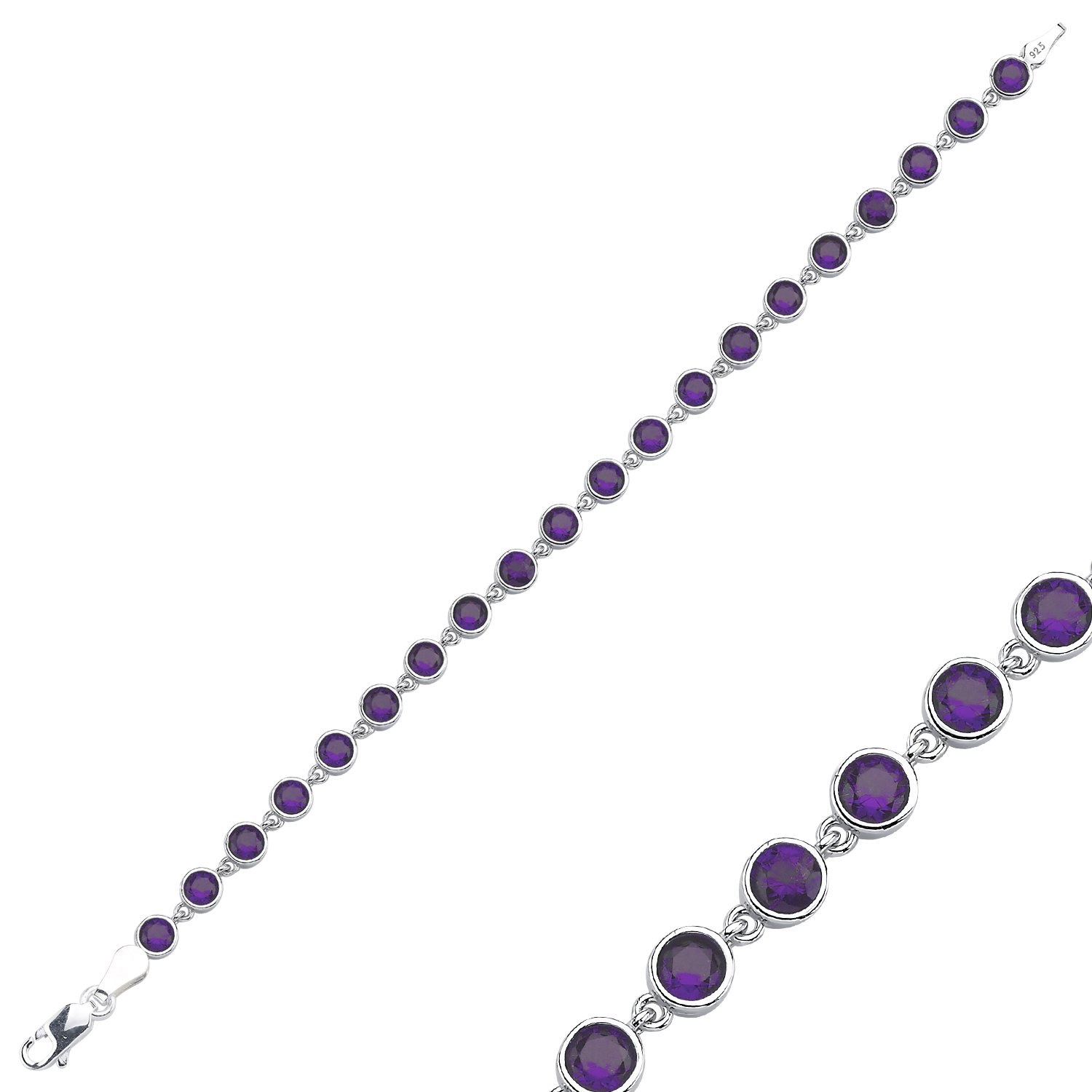 Amethyst%20Round%20CZ%20Tennis%20Bracelet