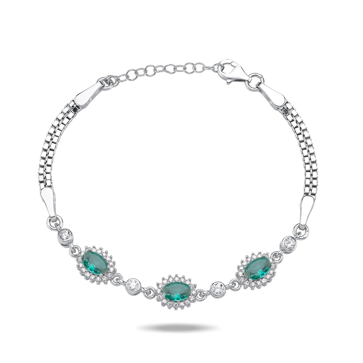 Paraiba%20Oval%20&%20CZ%20Box%20Chain%20Bracelet