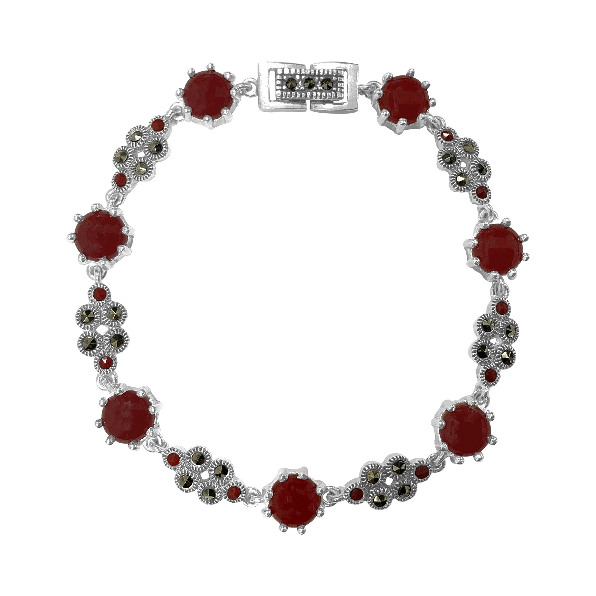 Red%20Agate%20&%20Marcasite%20Bracelet