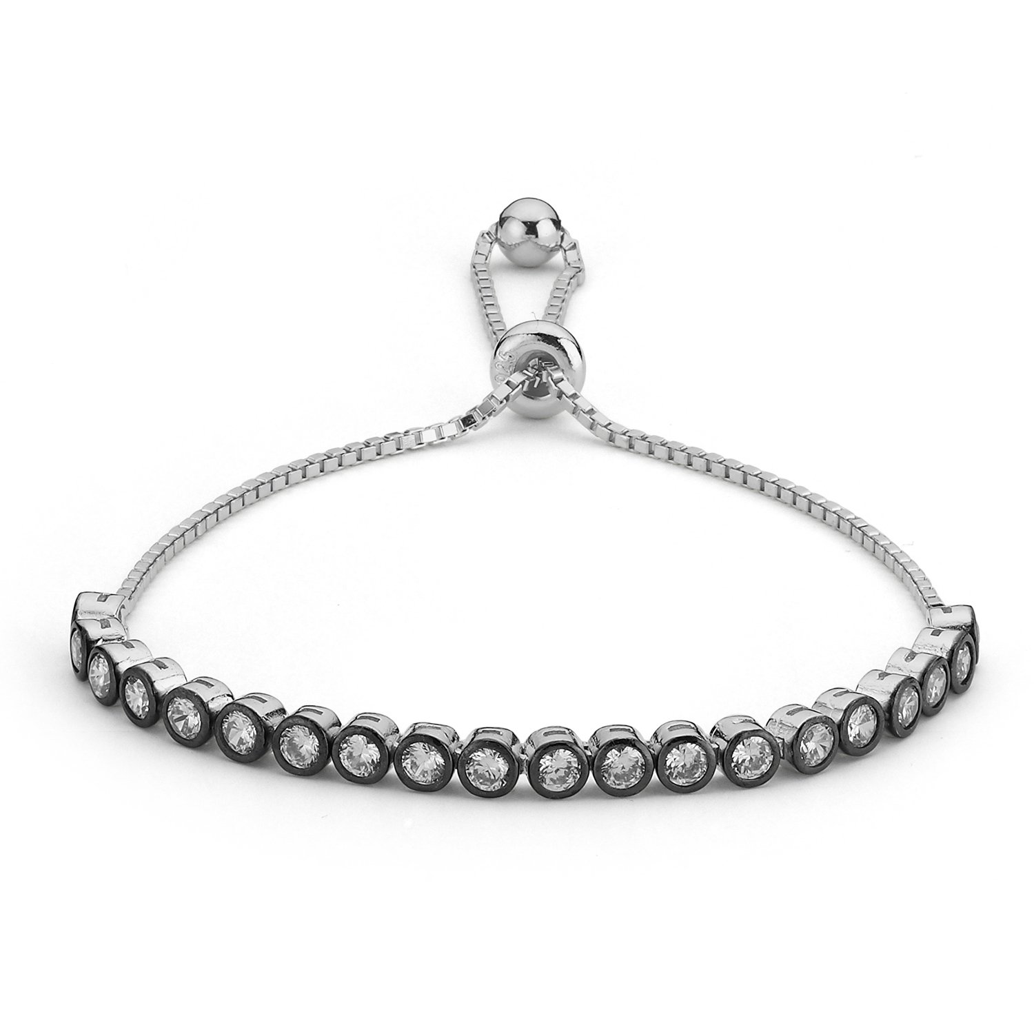 CZ%20Adjustable%20Sliding%20Bracelet-Rodyum%20kaplama