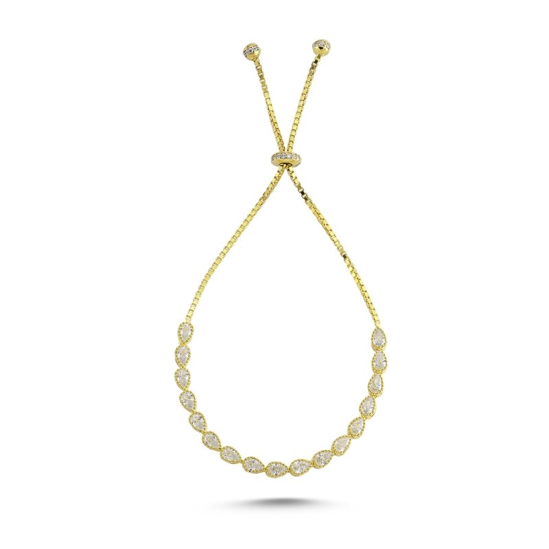 Drop%20CZ%20Adjustable%20Sliding%20Bracelet-Gold%20Plated