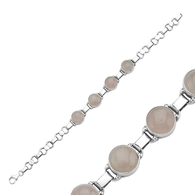 Rose%20Quartz%20Sterling%20Silver%20Handmade%20Bracelet