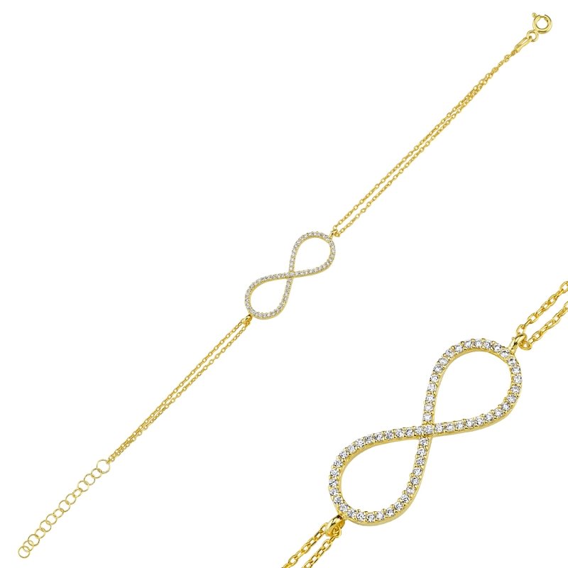 CZ%20Infinity%20Bracelet-Gold%20Plated