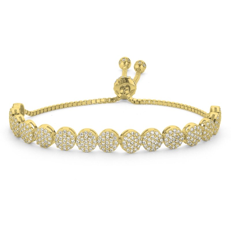 Round%20CZ%20Adjustable%20Sliding%20Bracelet-Gold%20Plated