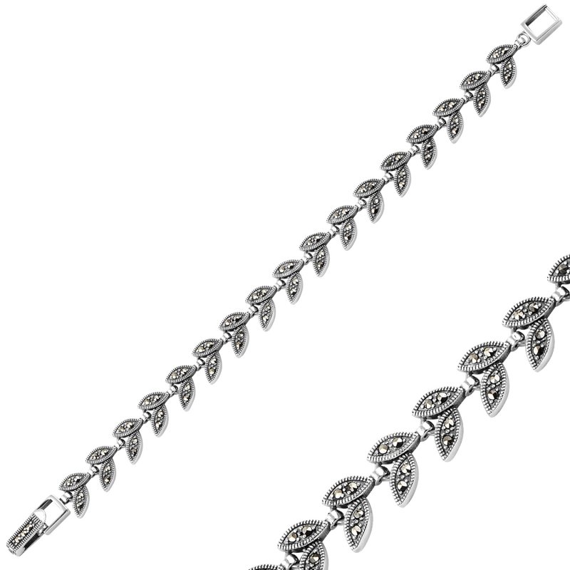 Marcasite%20Leaf%20Bracelet