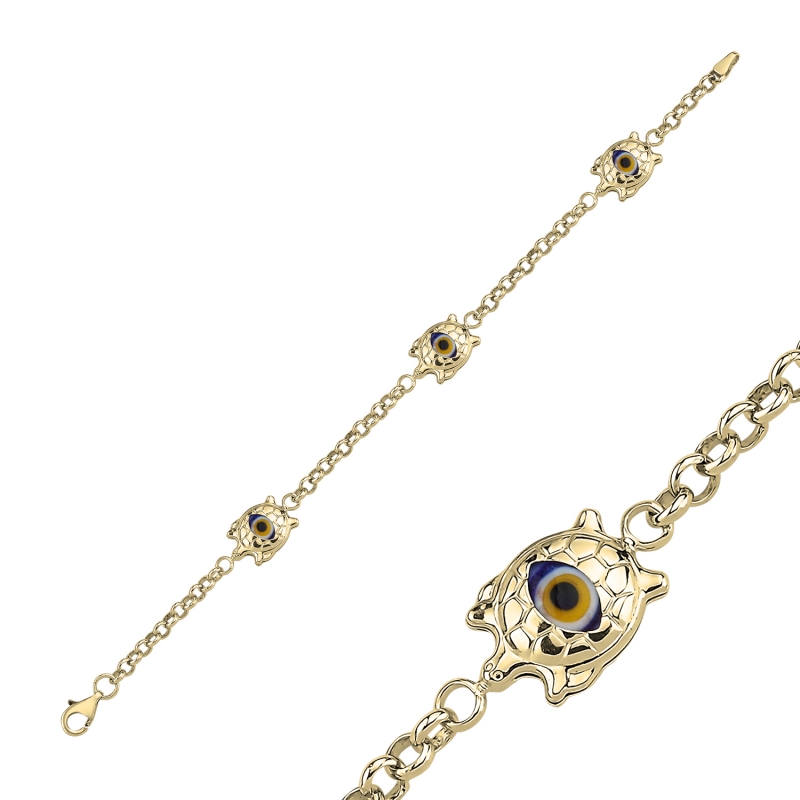 Evil%20Eye%20Turtle%20Bracelet-Gold%20Plated