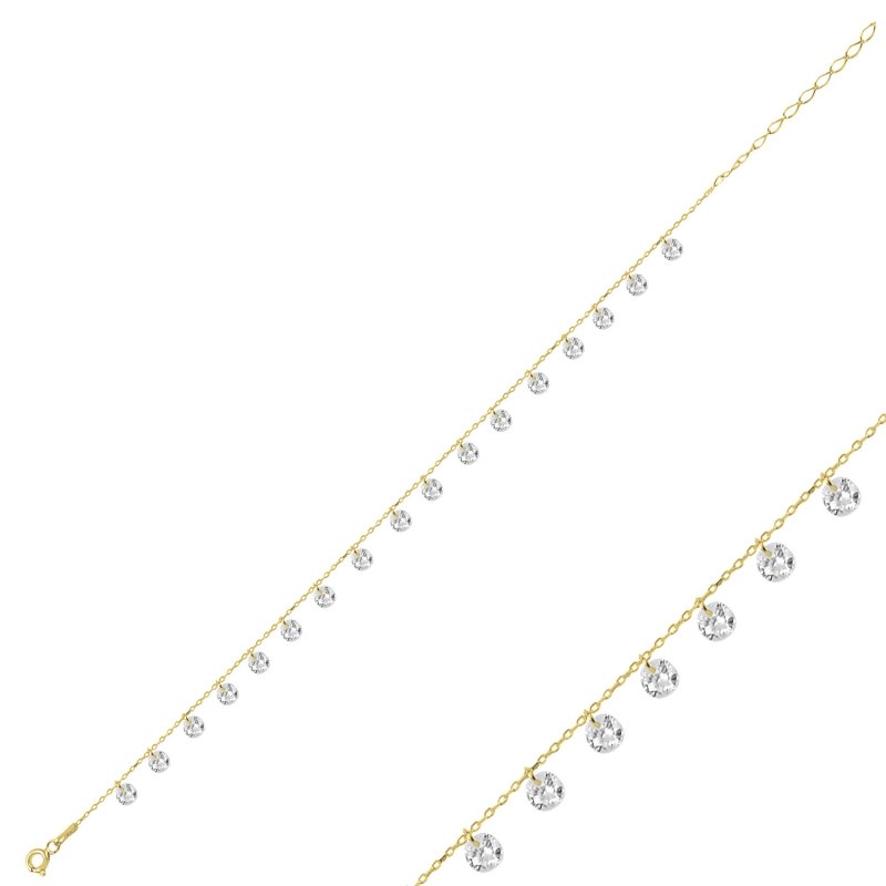 Round%20CZ%20Dangle%20Bracelet-Gold%20Plated