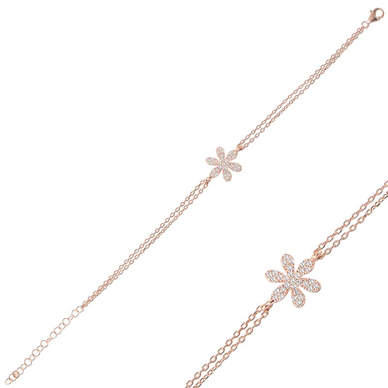 Daisy%20CZ%20Bracelet-Rose%20Gold%20Plated