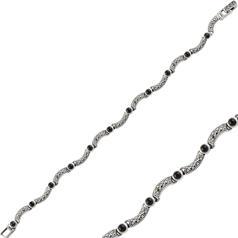 Marcasite%20&%20Natural%20Stone%20Bracelet