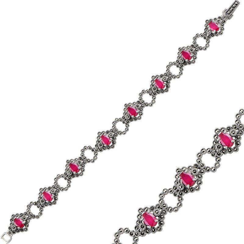 Marcasite%20&%20Ruby%20CZ%20Bracelet