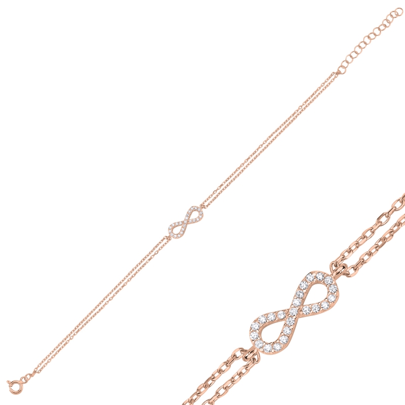 Infinity%20CZ%20Bracelet-Rose%20Gold%20Plated