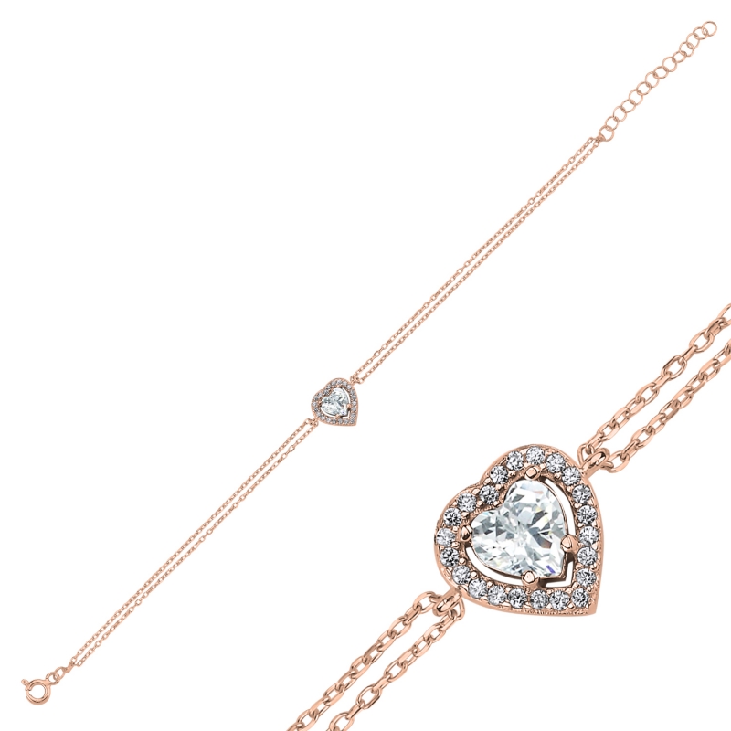 Heart%20CZ%20Bracelet-Rose%20Gold%20Plated