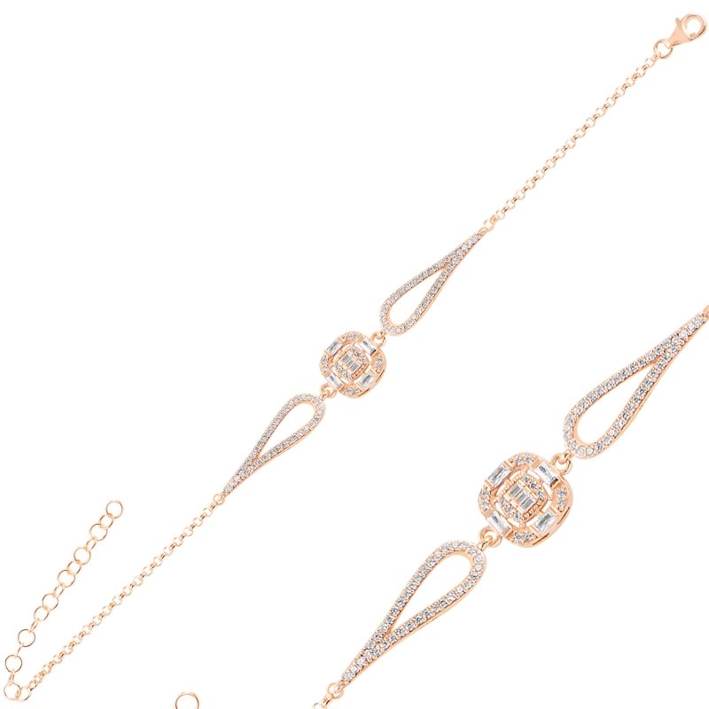 Baguette%20CZ%20Bracelet-Rose%20Gold%20Plated