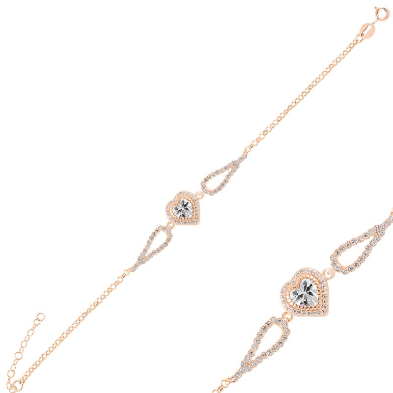 Heart%20CZ%20Bracelet-Rose%20Gold%20Plated